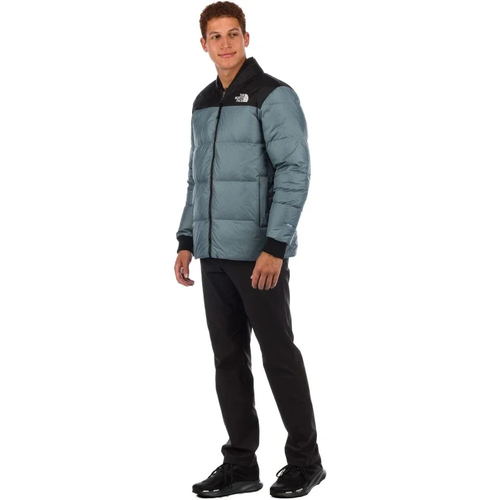 The North Face Nordic Puffer Jacket Men's 2XL Blue Long Sleeve Full Zip ONF771